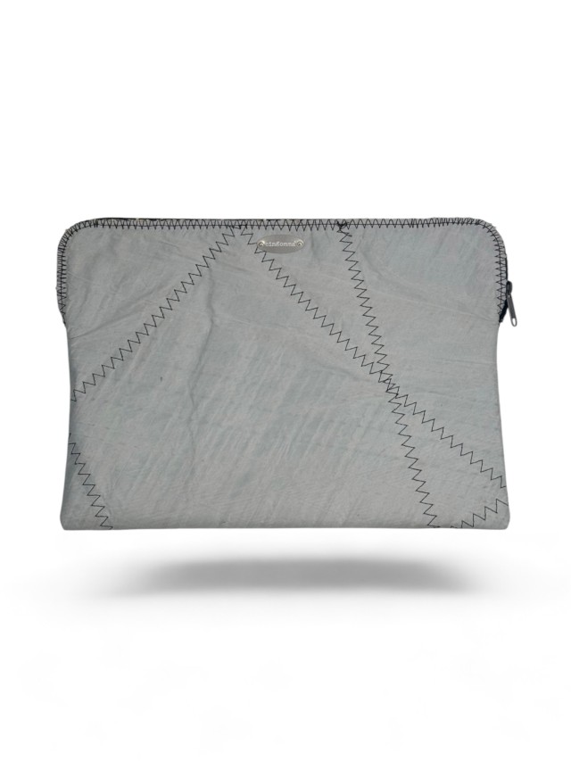 08 Porta Laptop Vela Cucitura Nera 13 14 Pollici